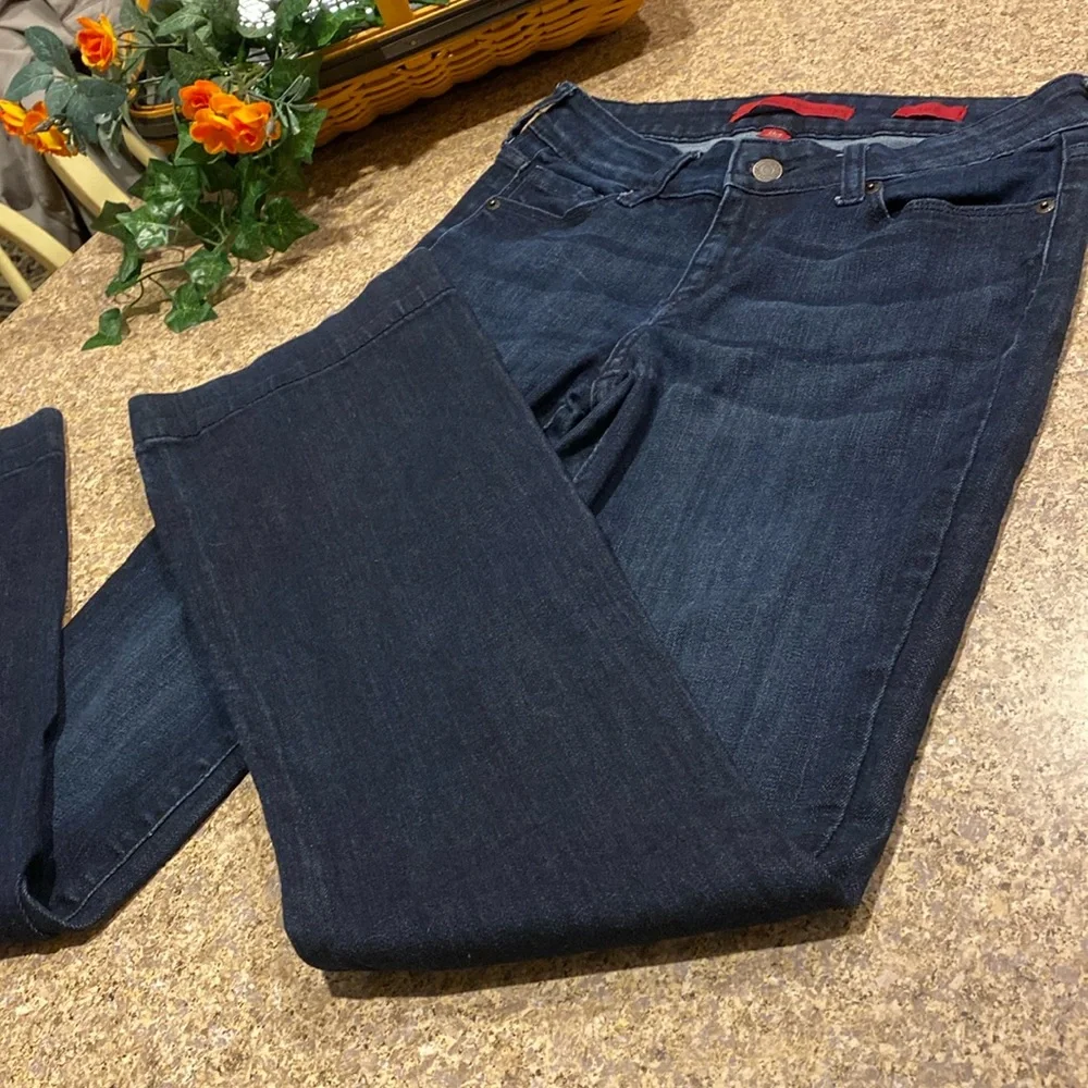 Banana Republic Flare Dark Denim Blue Jeans Limited Edition 28/6 - Picture 1 of 15